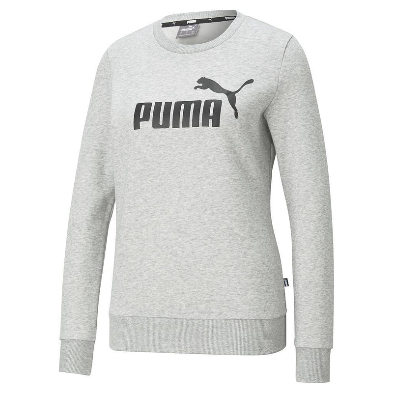 Puma Women's ESS Logo Crew XSmall Light Grey Heather XSmall Light Grey Heather