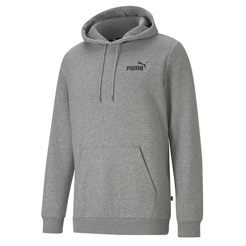 Puma Mens ESS Hoodie XSmall Medium Grey Heather XSmall Medium Grey Heather
