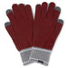 Puma Knit Gloves (Pair) Small Intense Red/Gray Heather Small Intense Red/Gray Heather