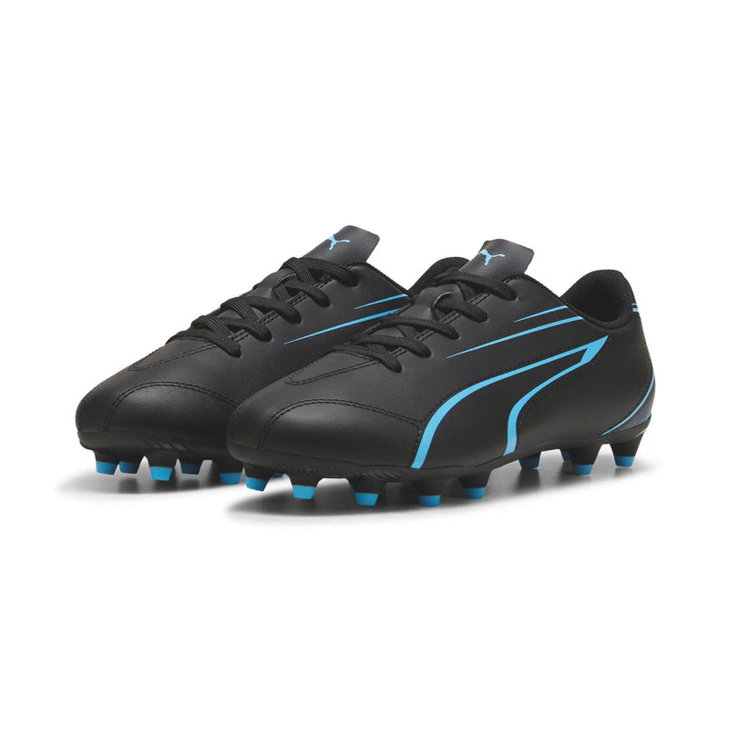 Puma Vitoria FG/AG Junior Football Boots 3 Black/Luminous Blue 3 Black/Luminous Blue