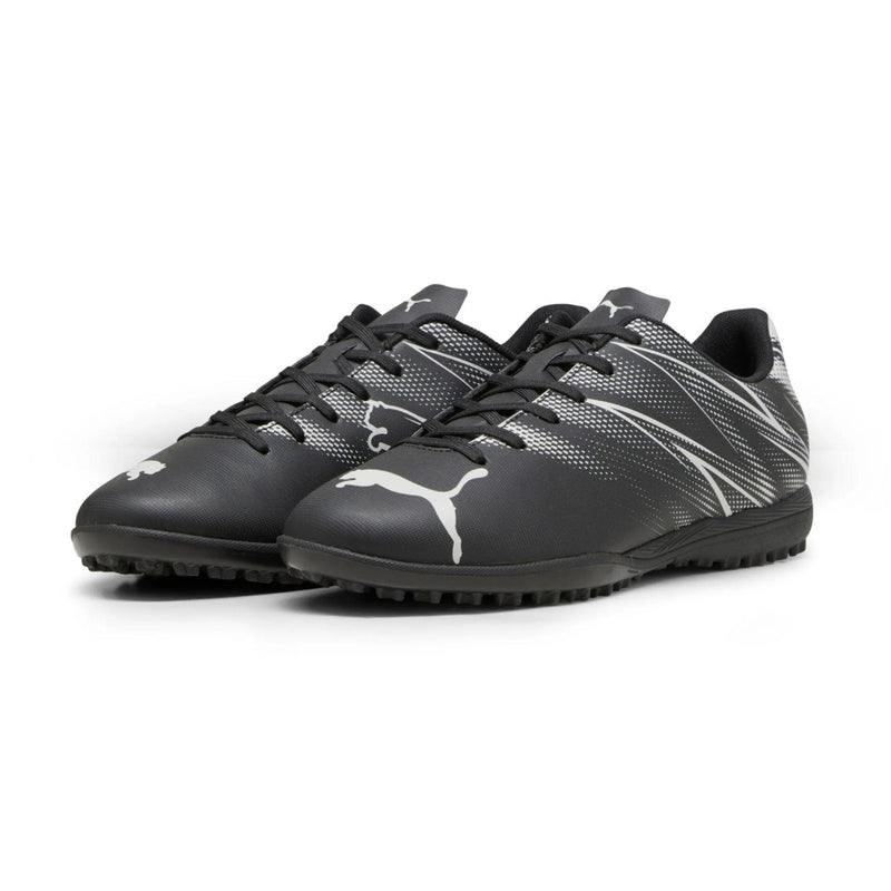 Puma Attacanto TT (Astro Turf) Football Boots 6 Black/Silver 6 Black/Silver