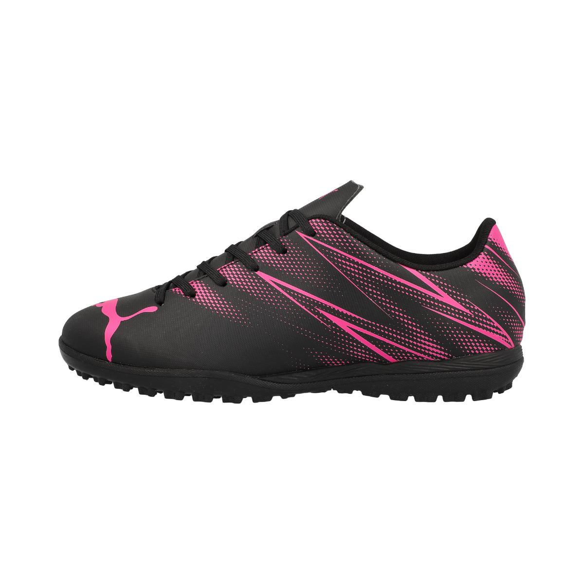 Puma Attacanto Junior TT (Astro Turf) Football Boots J11 Black/Pink J11 Black/Pink