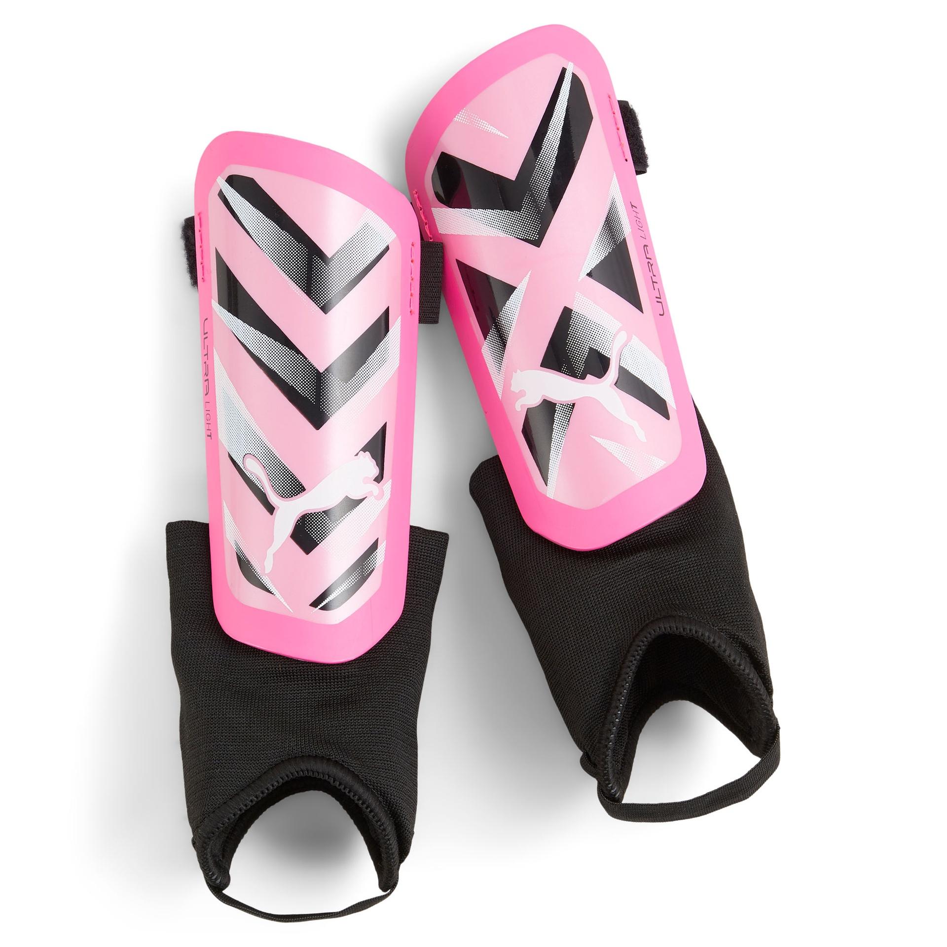 Puma Ultra Light Ankle Guards Small Pink/White/Black Small Pink/White/Black