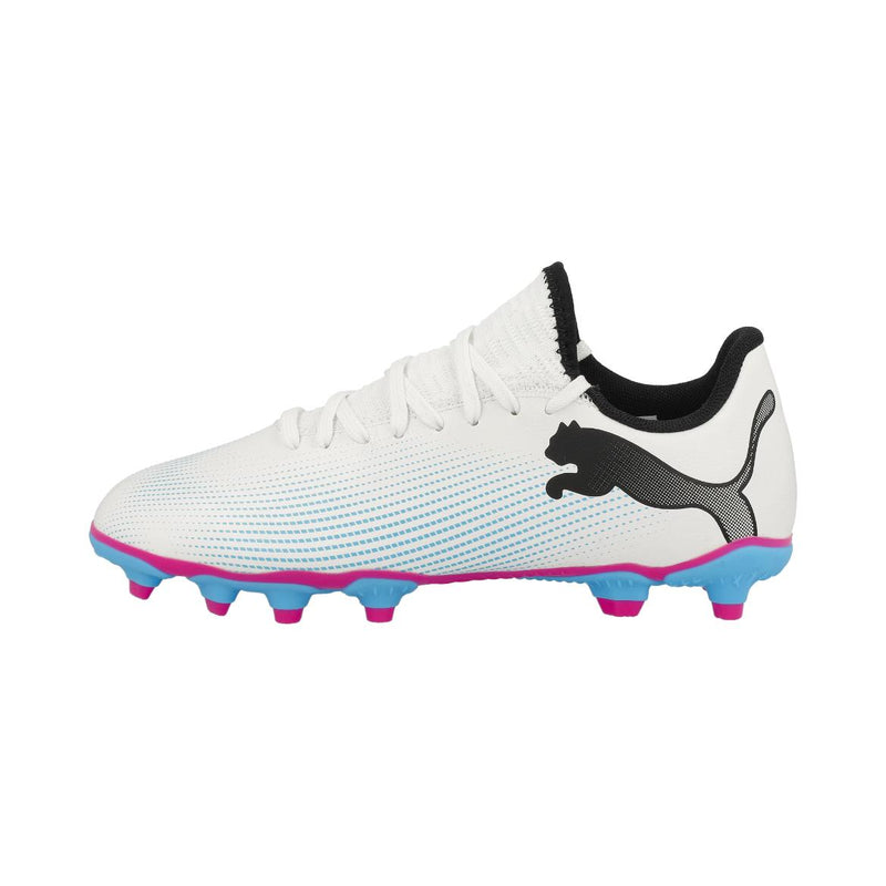 Puma Future 7 Play FG/AG Junior Football Boots J10 Puma White J10 Puma White