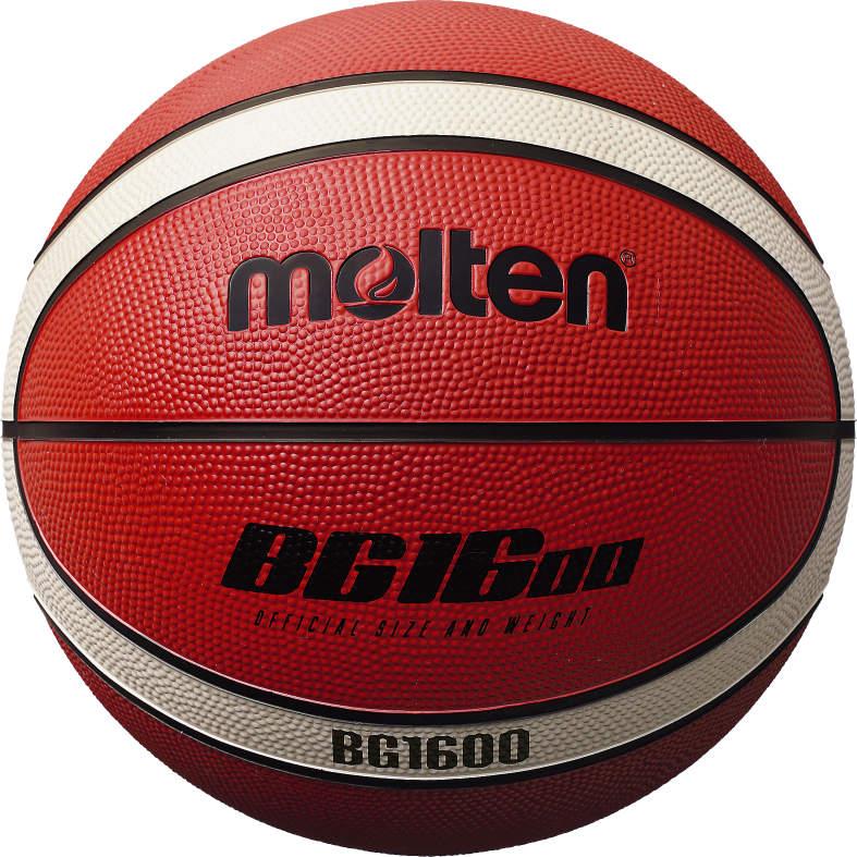 Molten 1600 Rubber Basketball 6 Tan/White 6 Tan/White