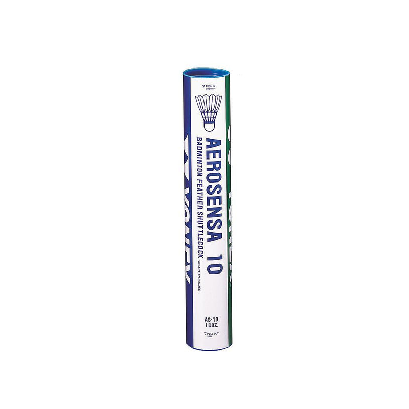 Yonex Aerosensa 10 Shuttles (Tube of 12) White White