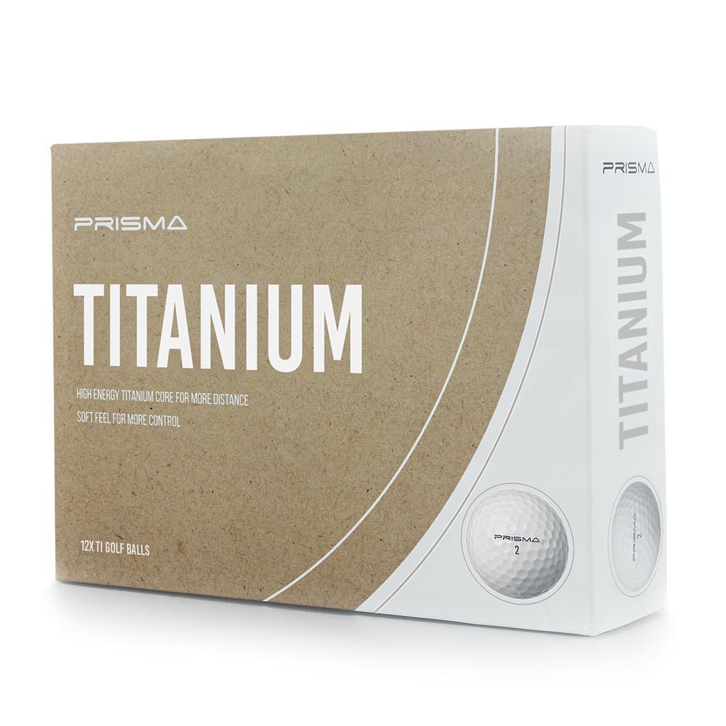 Masters Prisma Titanium Golf Balls (Box of 12) White White