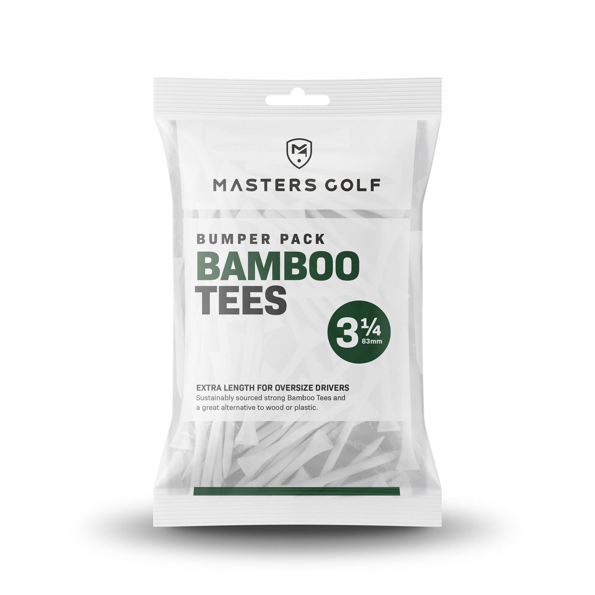 Masters Bamboo Tees (Bag of 85) 3 1/4" White 3 1/4" White
