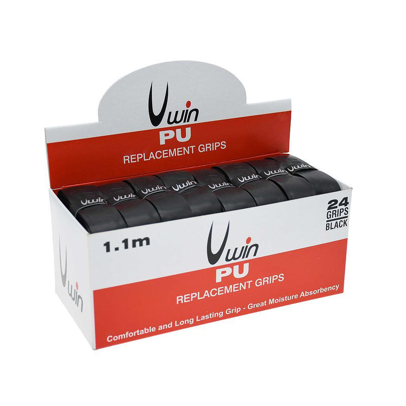 Uwin PU Grip - Box of 24 Black Black