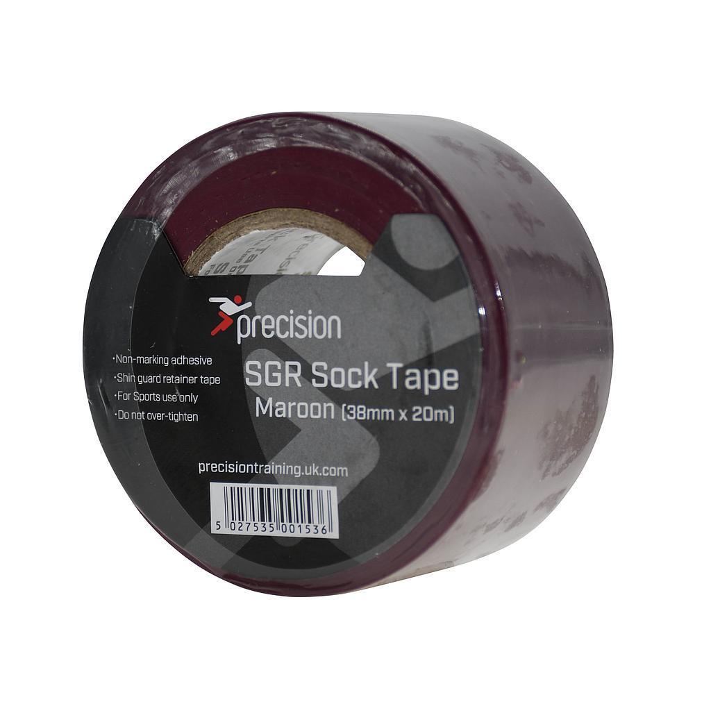 Precision SGR Sock Tape 38mm (Pack of 5) 38mm x 20m Maroon 38mm x 20m Maroon