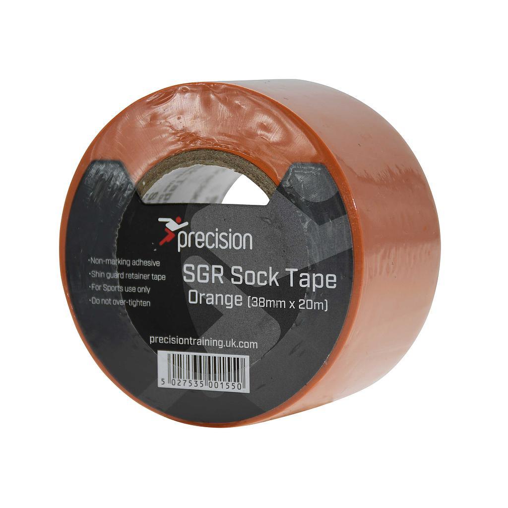 Precision SGR Sock Tape 38mm (Pack of 5) 38mm x 20m Orange 38mm x 20m Orange
