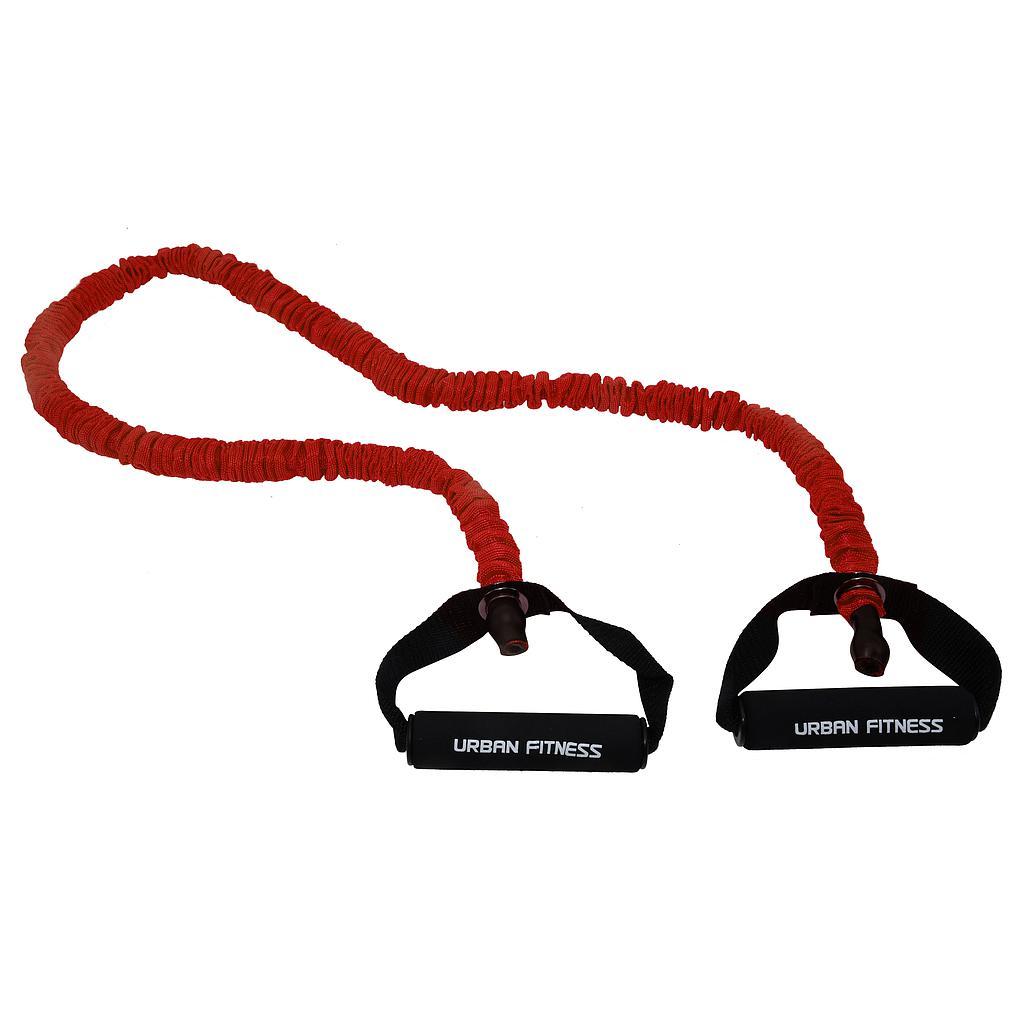 Urban Fitness Safety Resistance Tube Medium Red Medium Red