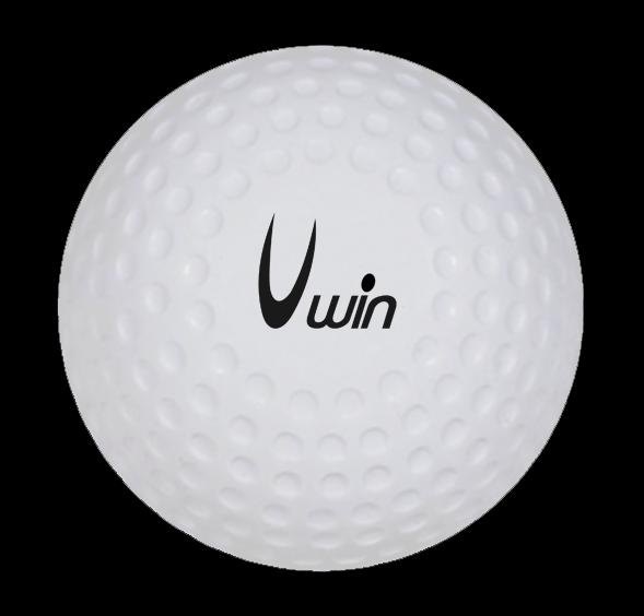 Uwin Dimple Hockey Ball (Single) White White