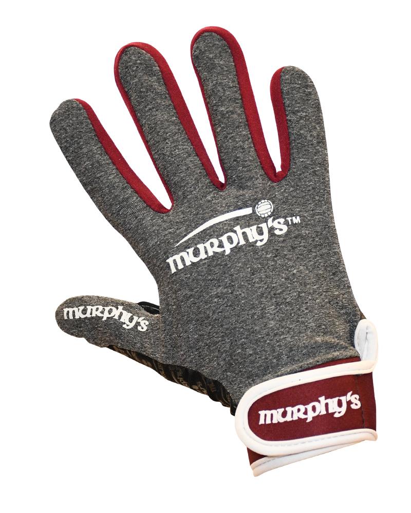 Murphy's Gaelic Gloves 11 / X-Large Grey/Maroon/White 11 / X-Large Grey/Maroon/White