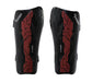 Precision Origin.0 Strap Shin Guards Medium Black/Red Medium Black/Red