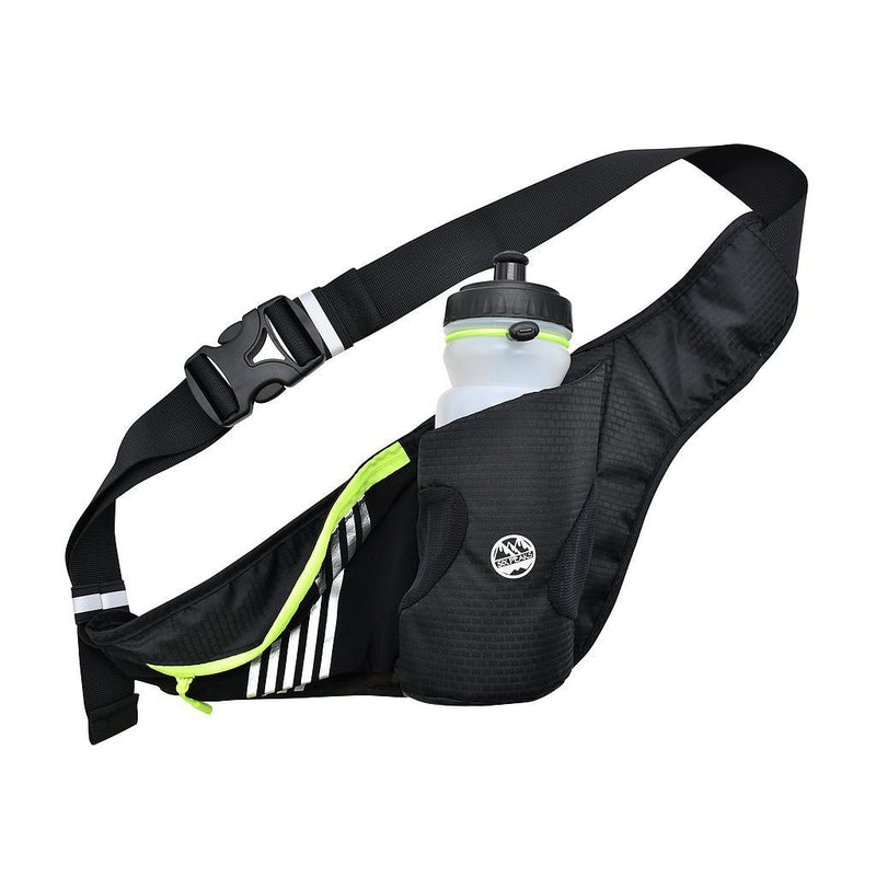 Six Peaks Running Waist Belt with Bottle Holder Black/Fluo Yellow Black/Fluo Yellow