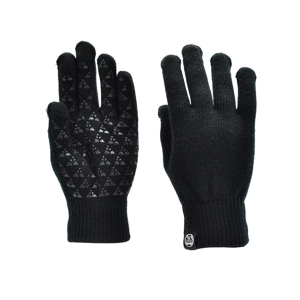 Six Peaks Winter Knitted Gloves Small Black Small Black