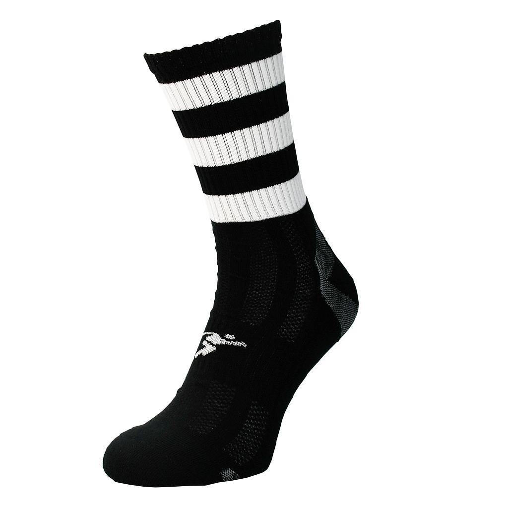 Precision Pro Hooped GAA Mid Socks Junior J8-J11 Black/White J8-J11 Black/White