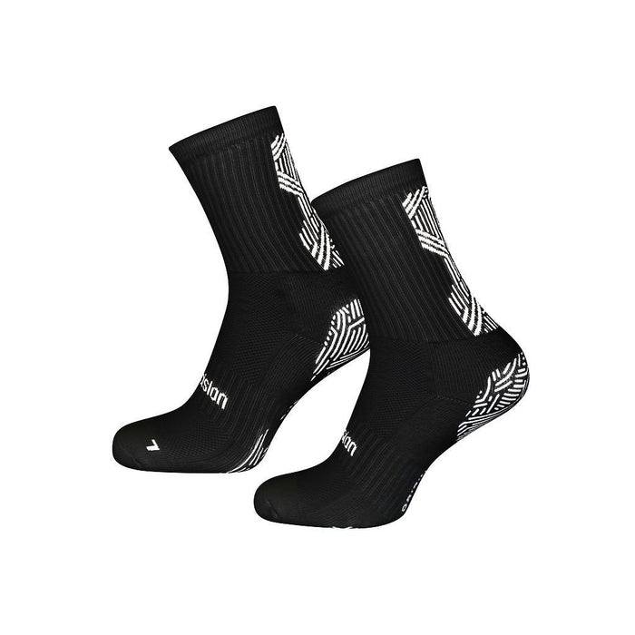 Precision Origin.0 Grip Socks Junior 3-5 Black/White 3-5 Black/White