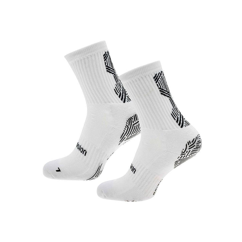 Precision Origin.0 Grip Socks Adult 9-12 White/Black 9-12 White/Black