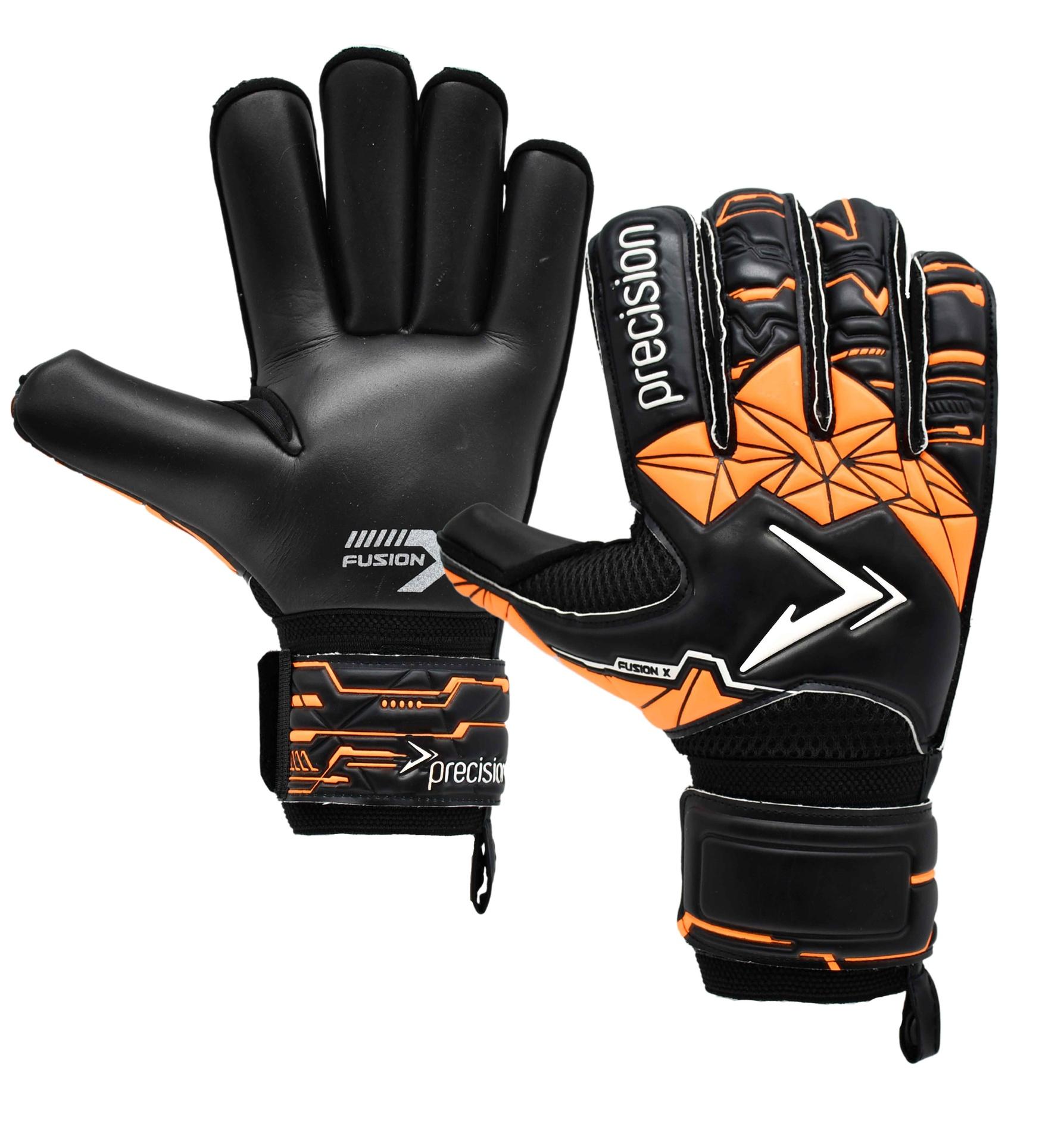 Precision Junior Fusion X Roll Finger Protect GK Gloves 6 6