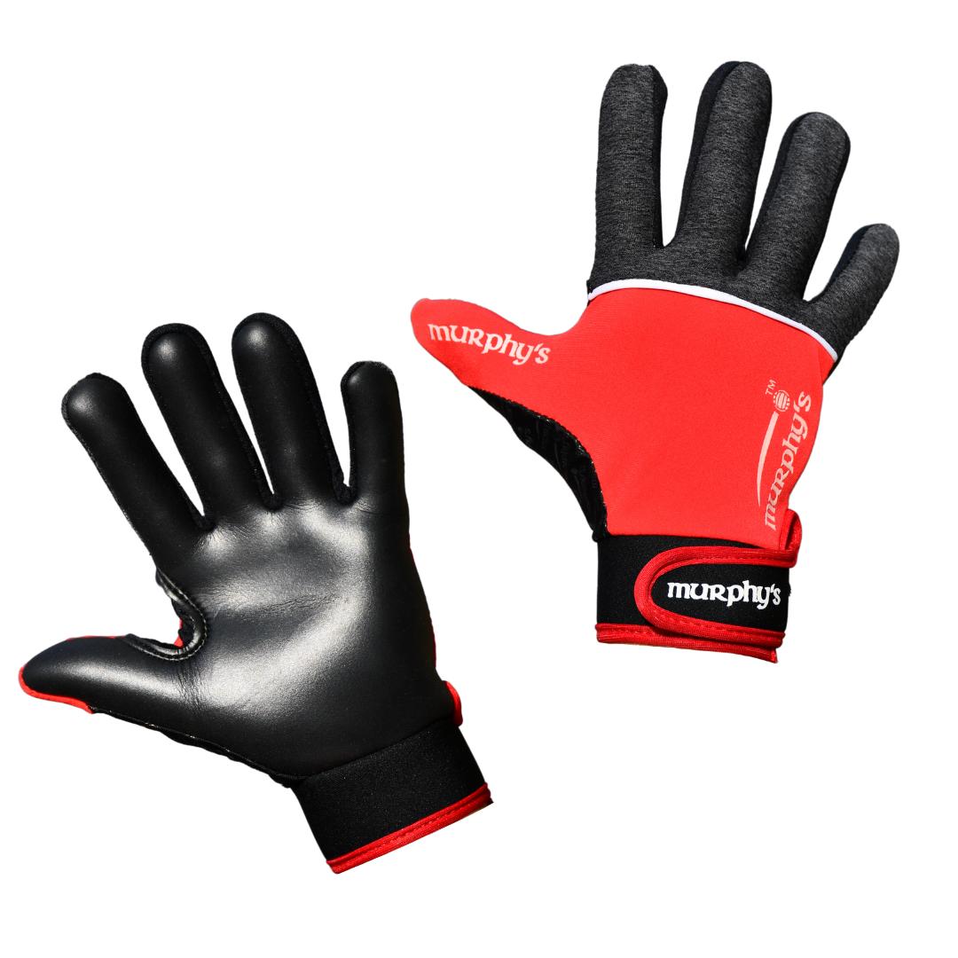 Murphy's V2 Gaelic Gloves 9 / Medium Grey/Red/White 9 / Medium Grey/Red/White