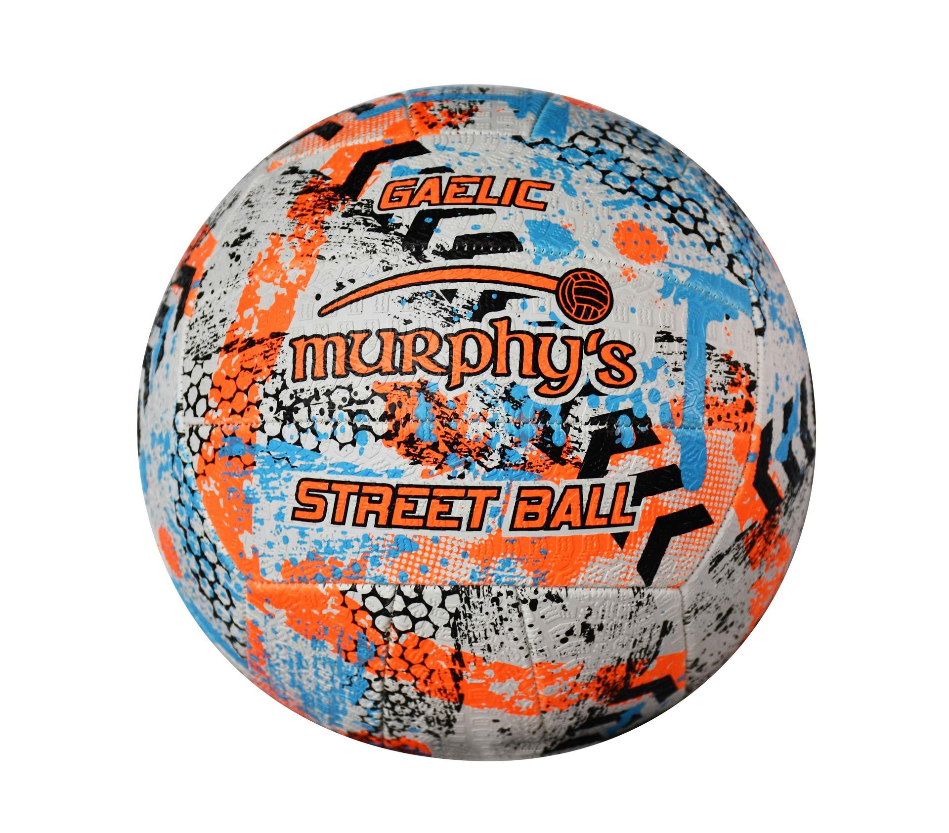 Murphy's Gaelic Street Footballs 5/Trainer White/Fluo Orange/Cyan 5/Trainer White/Fluo Orange/Cyan