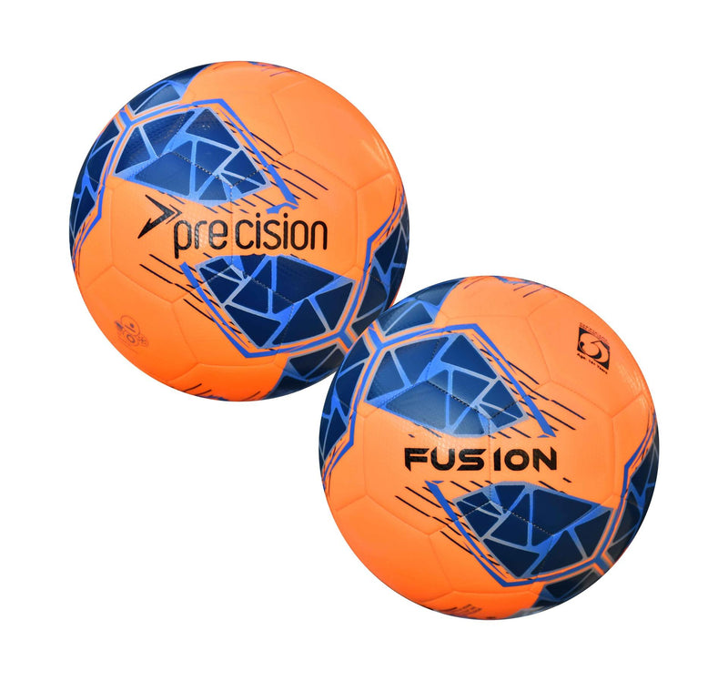 Precision Fusion FIFA Basic Training Ball 4 Fluo Orange/Blue/Royal/Grey 4 Fluo Orange/Blue/Royal/Grey