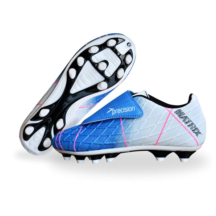 Precision Matrix Junior Football Boots FG 1 Aqua/White/Fuchsia 1 Aqua/White/Fuchsia