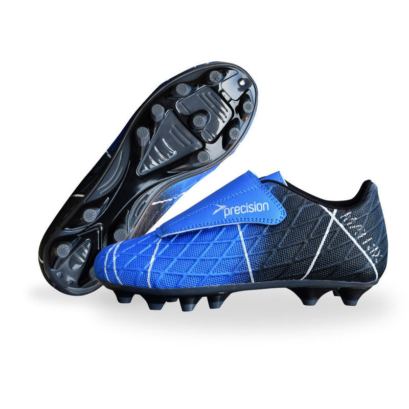 Precision Matrix Junior Football Boots FG 2 Blue/Black/Silver 2 Blue/Black/Silver