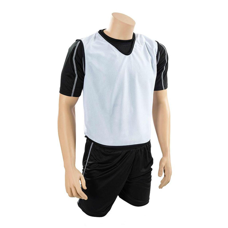 Plain Mesh Training Bib (Youth, Adult) Adult White Adult White