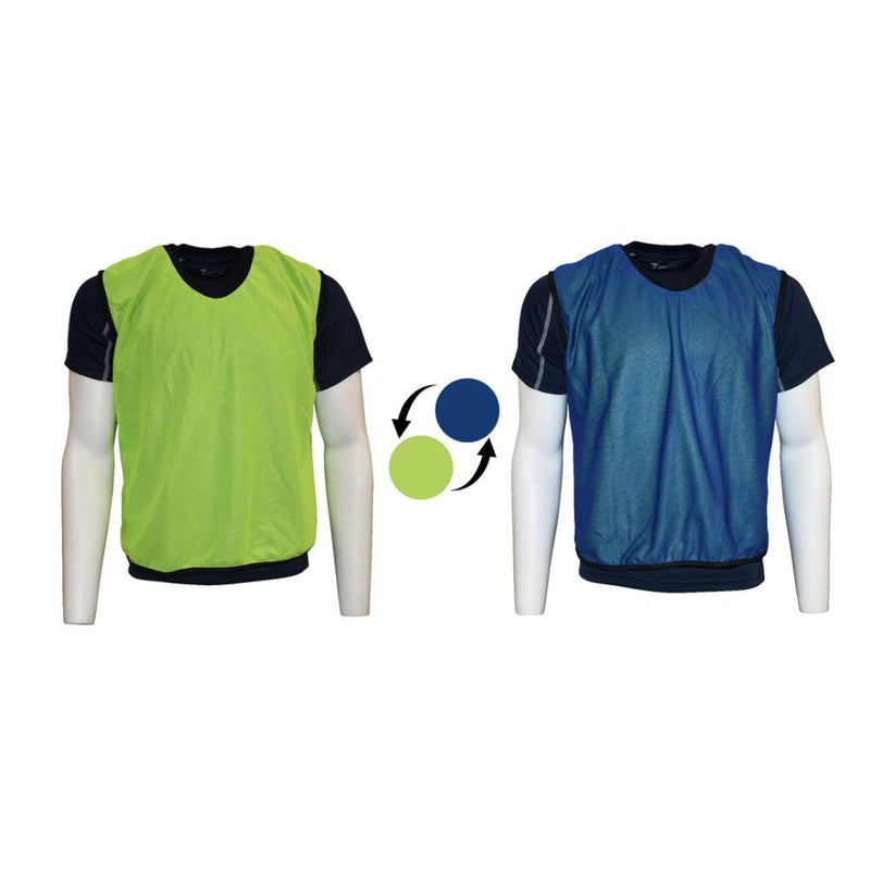 Plain Reversible Mesh Training Bib (Infants,Kids) Infants Yellow/Royal Infants Yellow/Royal