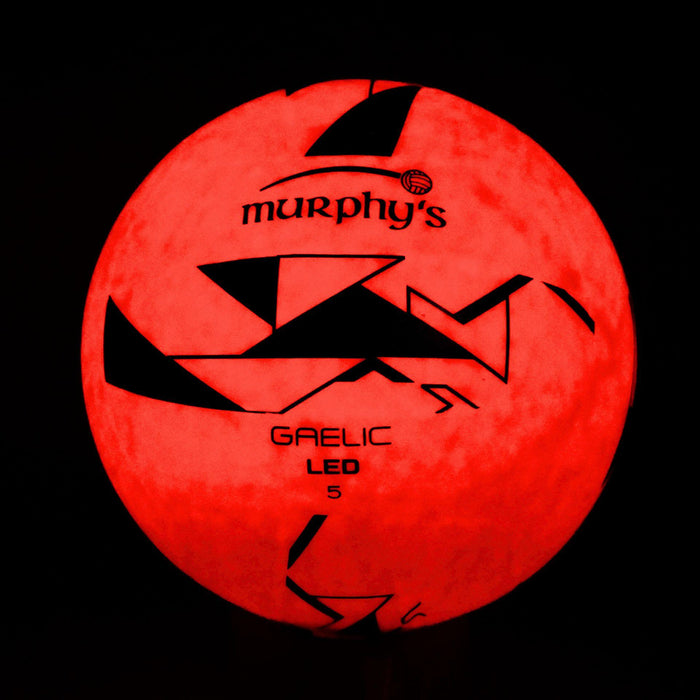 Murphy's LED Light up Gaelic Football 5 Fluo Orange/Black 5 Fluo Orange/Black