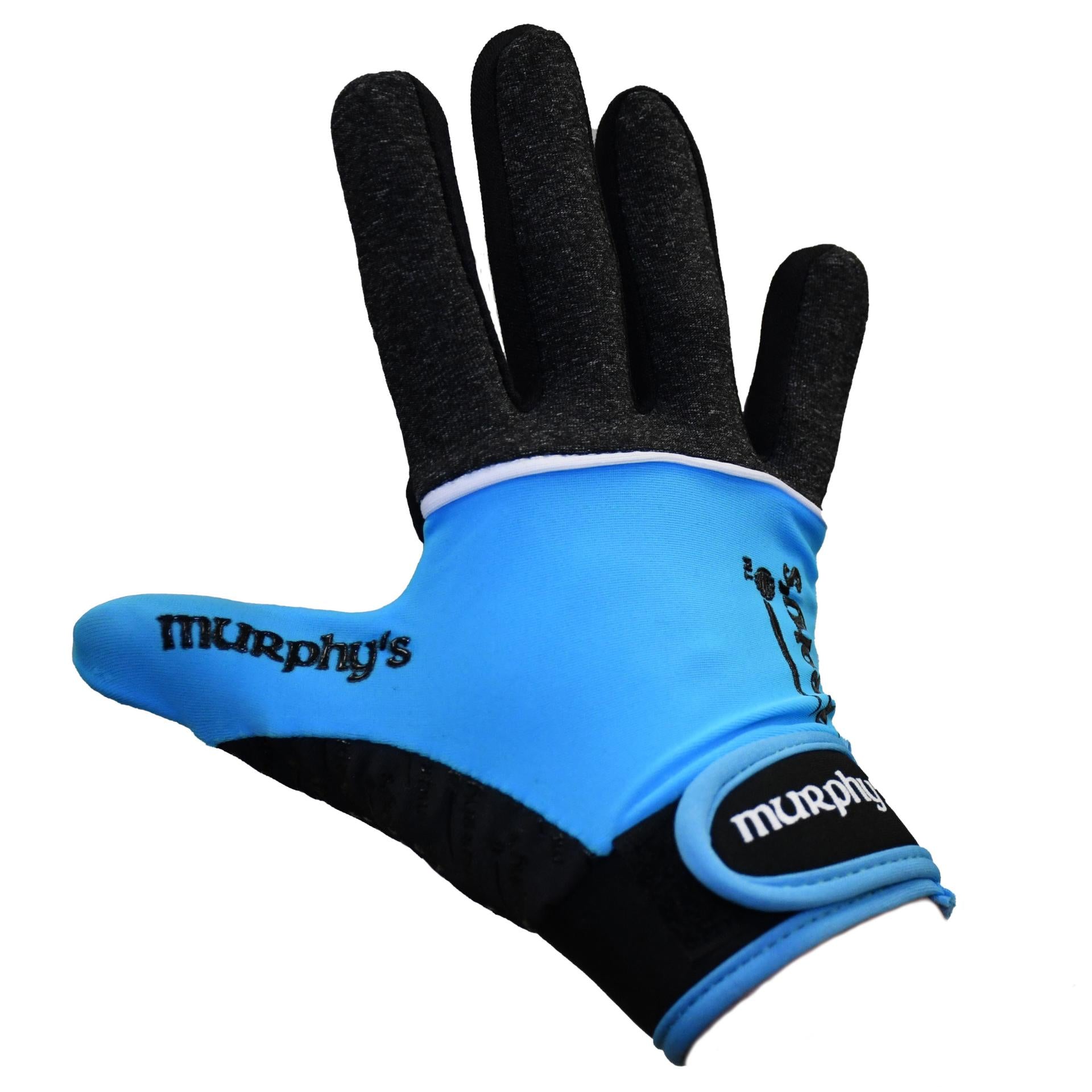 Murphy's V2 Gaelic Gloves Junior 4 / Under 8 Grey/Sky Blue/White 4 / Under 8 Grey/Sky Blue/White