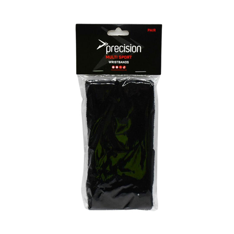 Precision Wristbands Black Black