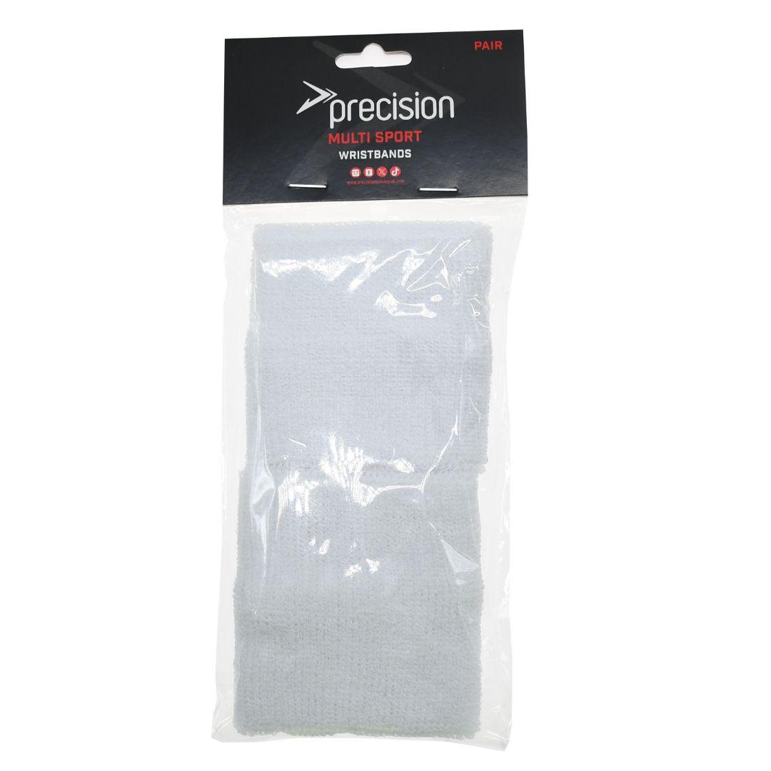 Precision Wristbands White White