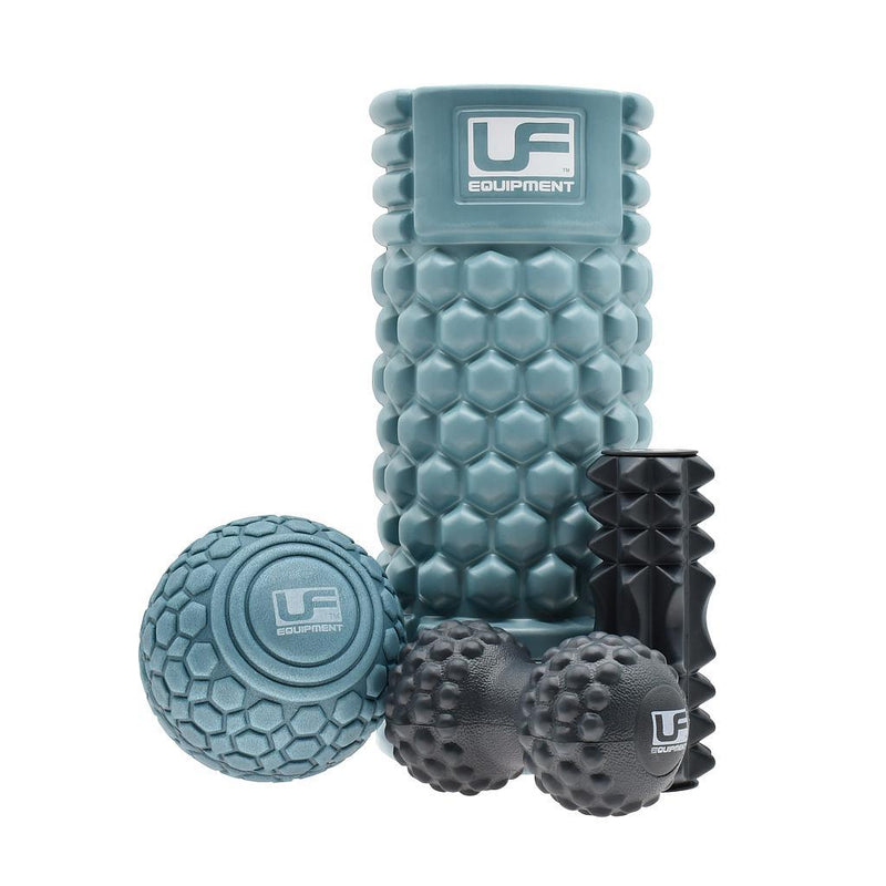 Urban Fitness 4 Piece Massage Set Turquoise/Black Turquoise/Black