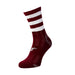 Precision Pro Hooped GAA Mid Socks Junior 3-6 Maroon/White 3-6 Maroon/White