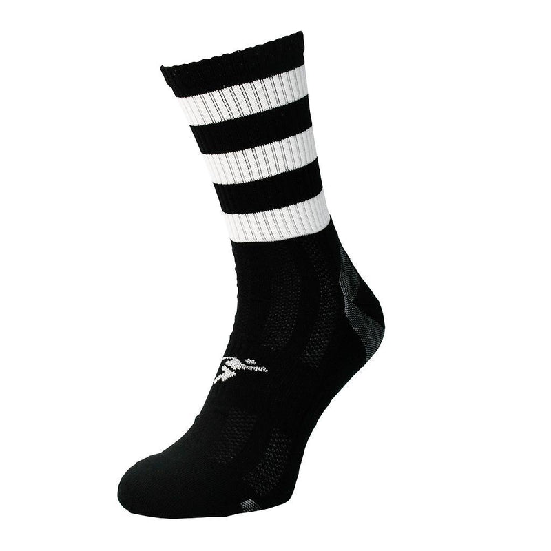 Precision Pro Hooped GAA Mid Socks 7-11 Black/White 7-11 Black/White