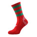 Precision Pro Hooped GAA Mid Socks 7-11 Red/Green 7-11 Red/Green