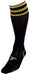 Precision 3 Stripe Pro Football Socks Junior J12-2 Black/Gold J12-2 Black/Gold