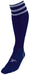 Precision 3 Stripe Pro Football Socks Adult 7-11 Navy/White 7-11 Navy/White