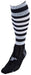 Precision Hooped Pro Football Socks Adult 7-11 Black/White 7-11 Black/White