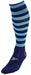 Precision Hooped Pro Football Socks Adult 7-11 Navy/Sky 7-11 Navy/Sky