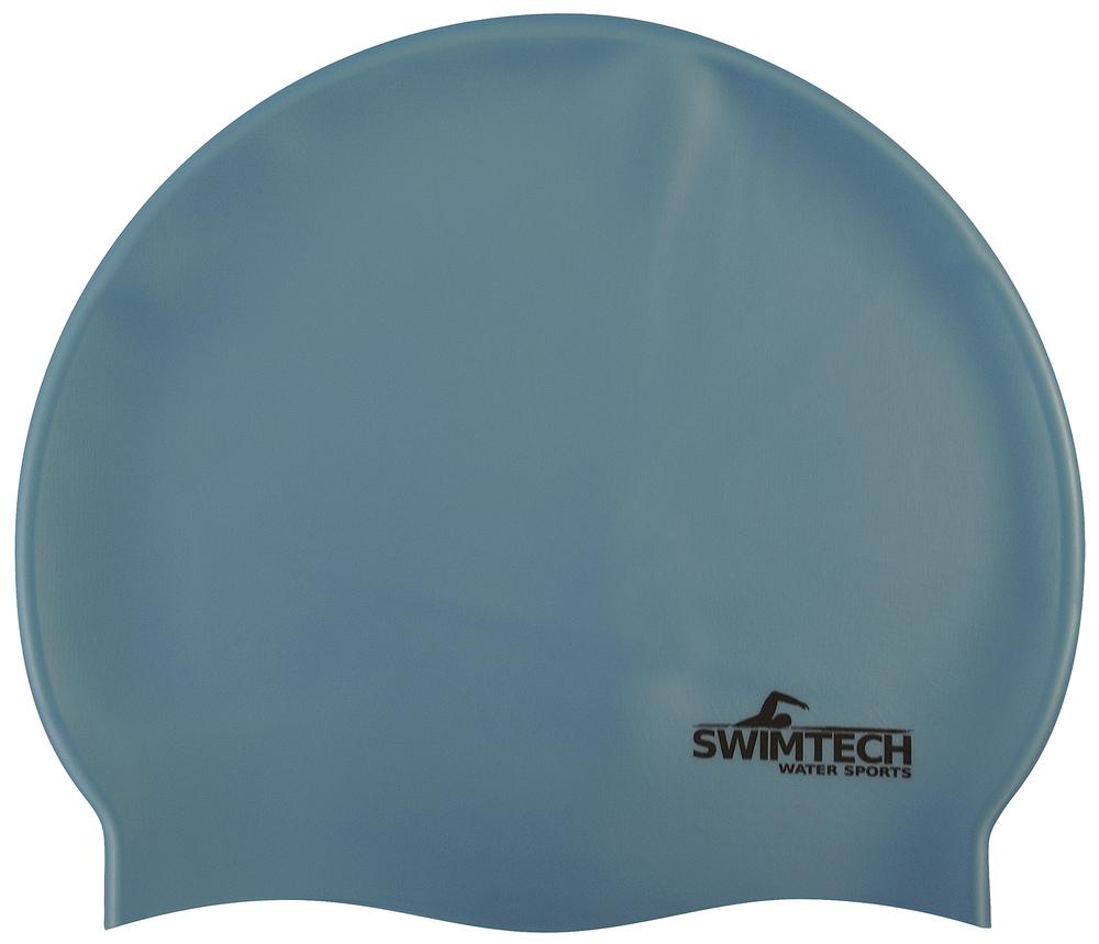 SwimTech Silicone Swim Cap Sky Sky