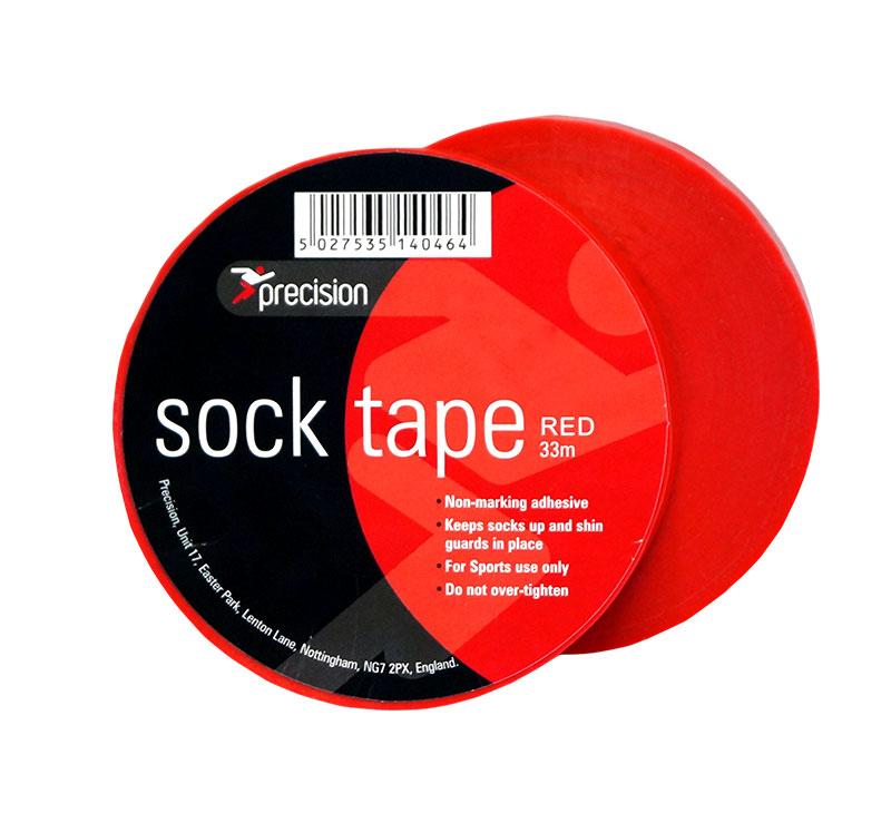 Precision Sock Tape 19mm (Pack of 10) 19mm x 33m Red 19mm x 33m Red
