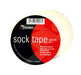 Precision Sock Tape 19mm (Pack of 10) 19mm x 33m White 19mm x 33m White
