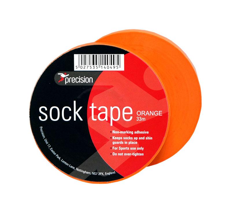 Precision Sock Tape 19mm (Pack of 10) 19mm x 33m Orange 19mm x 33m Orange