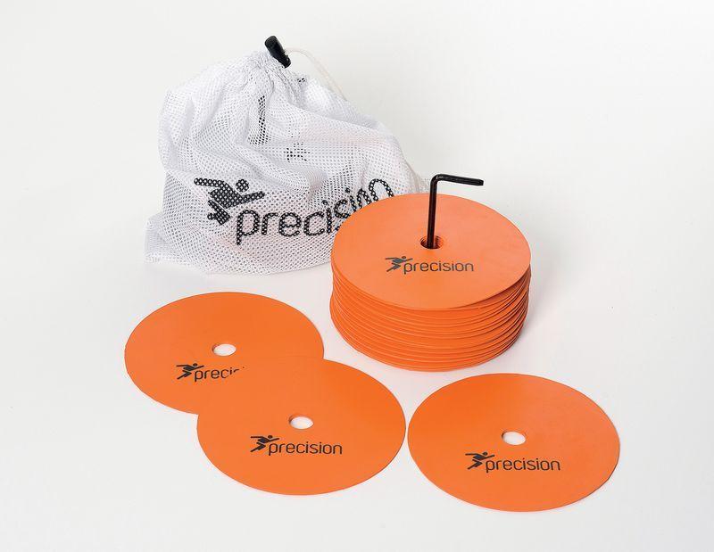 Precision Round Rubber Marker Discs (Set of 20) Medium Orange Medium Orange