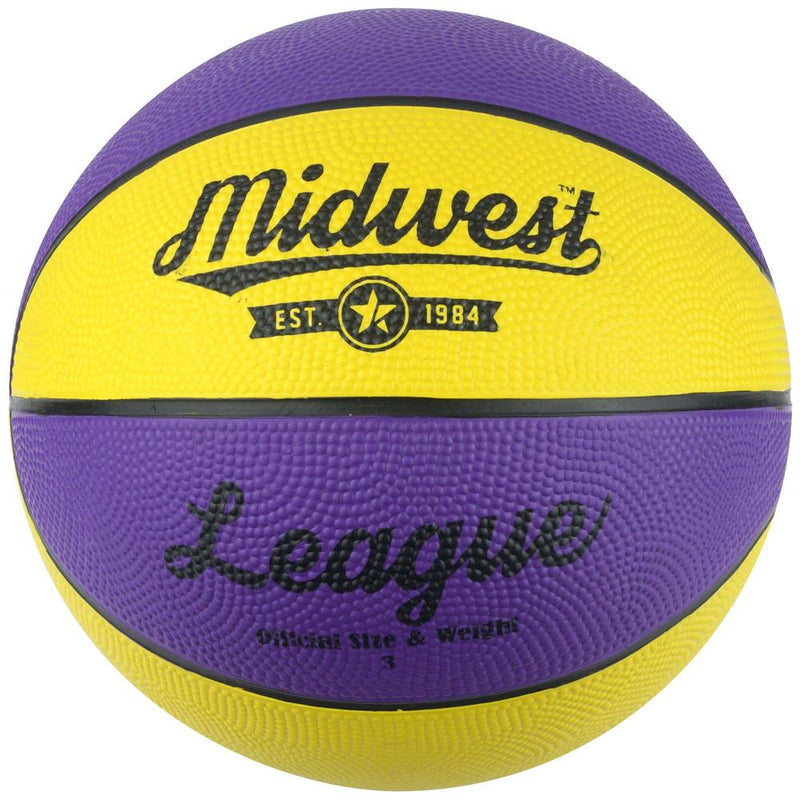 Midwest League Basketball 3 Yellow/Purple 3 Yellow/Purple